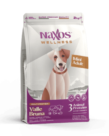 Naxos Adult Mini Valle Bruna корм для маленьких взрослых собак с говядиной, бизоном, ягненком 2кг